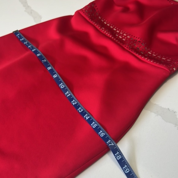 Karl Lagerfeld Red Sleeveless Dress - Picture 10 of 10